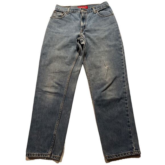 Levi’s 550 Woman’s 12M 30x30 Classic Relaxed Denim Blue Jeans Tapered High Rise - Picture 1 of 14